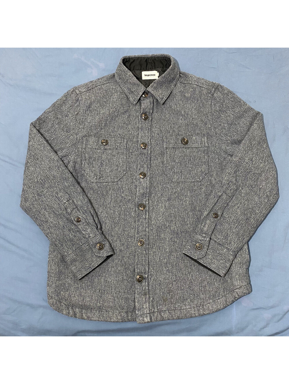 Taylor Stitch Men's Lined Utility Shirt Jacket Organic Cotton Button Up SIze 36